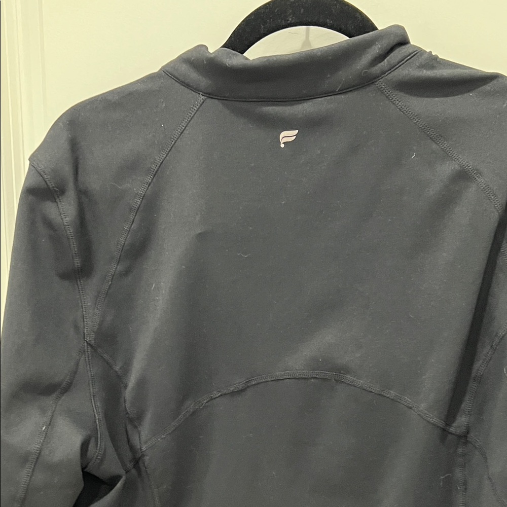 Fabletics Jet Black Bomber Jacket - image 4